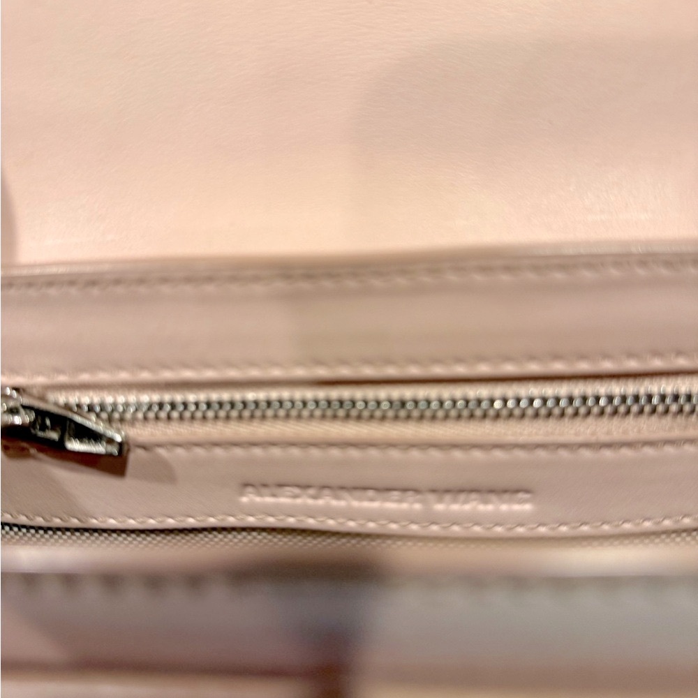 RARE 🔥🔥Alexander Wang 🔥🔥NWOT Mini Lia Crossbody Bag In A Lovely Blush - Picture 10 of 12